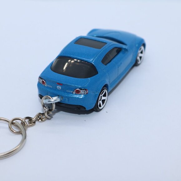 2004 blue Mazda RX-8 custom keychain 1/64 scale - Picture 4 of 4